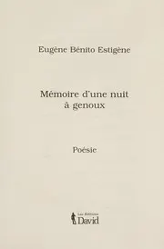 Kouvèti Mémoire d'une nuit à genoux