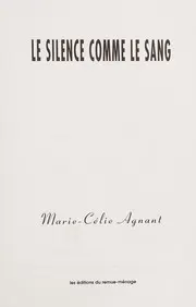Copertina di Le silence comme le sang